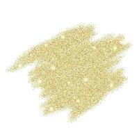 Gold sparkles on white background vector