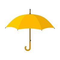 yellow umbrella icon. vector
