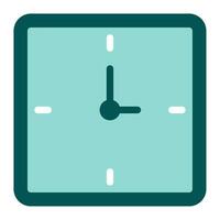 Clock icon for uiux, web, app, infographic, etc vector