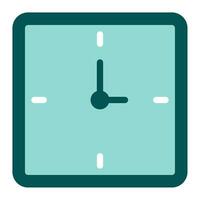 reloj icono para uiux, web, aplicación, infografía, etc vector