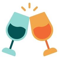 Cheers icon for uiux, web, app, infographic, etc vector