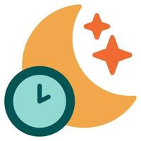 Midnight icon for uiux, web, app, infographic, etc vector