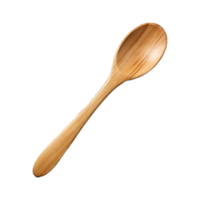 ai gerado de madeira colher cozinha utensílio png