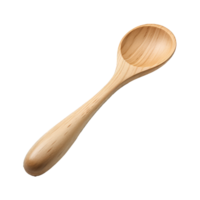 AI generated wooden spoon kitchen utensil png