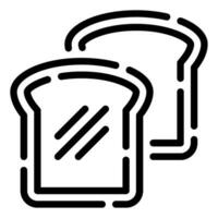 Toast icon for uiux, web, app, infographic, etc vector