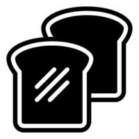 Toast icon for uiux, web, app, infographic, etc vector