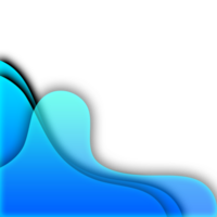 fond abstrait vague bleue png