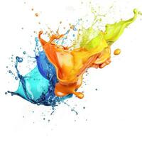 AI generated Hyper-realistic photo of Color splash