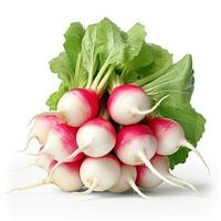 AI generated AI Generated fresh red Radish vegetable photo