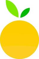 Orange Fruit Gradient Vector Illustration