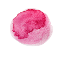 abstract roze waterverf plons plek. hand- geschilderd geïsoleerd. voor ansichtkaarten, banier, logo. png