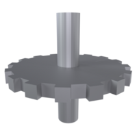 Gear isolated object png