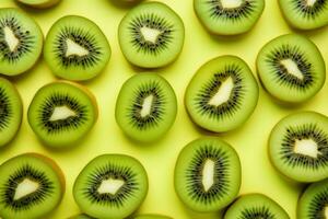 AI generated Exotic Kiwi background. Generate Ai photo