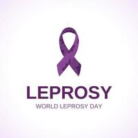 World Leprosy Day simple design vector