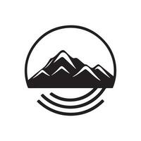 montaña logo vector arte, iconos, y diseño