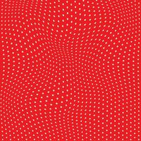 modern simple abstract seamlees white color small star wavy distort pattern art work on red color background vector
