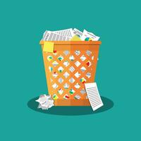 Trash Recycle Bin Garbage vector