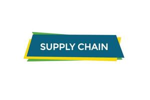 new website, click button supply chain, level, sign, speech, bubble  banner, vector