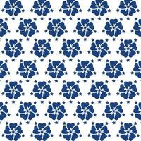 seamless flower star pattern vector wallpaper background