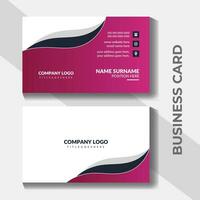 Modern style medical and healthcare business card vector