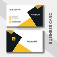 Business card in professional style. vector