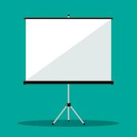 Empty Projection screen, vector