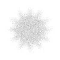 silver glitter texture splash on white background vector