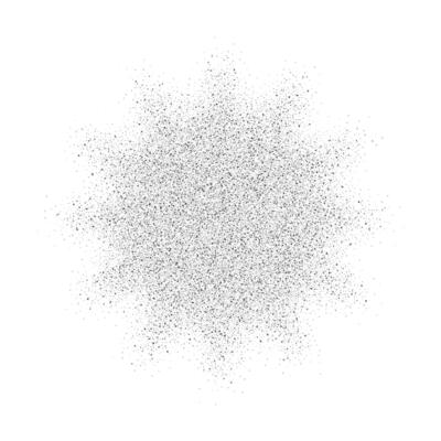 silver glitter texture splash on white background