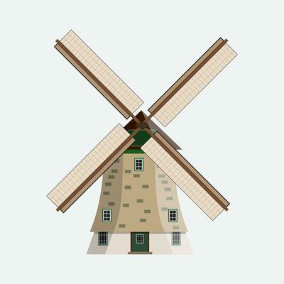 Wind mill Illustration