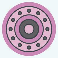 Icon Chinese Horoscope. related to Horoscope symbol. color mate style. simple design editable. simple illustration vector