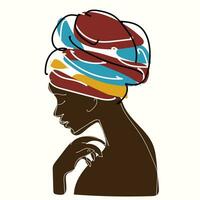 African woman vector