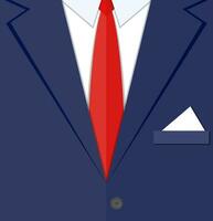 fragment of a man suit vector