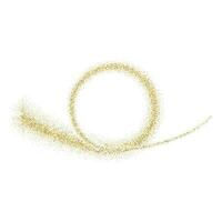 Vector gold glitter wave abstract background