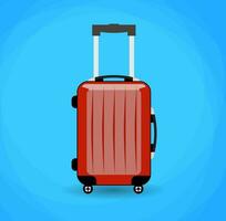 Travel bag isolated on background. vector