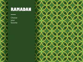 Arabic pattern Islamic Ramadan wallpaper seamless vector background ornamental