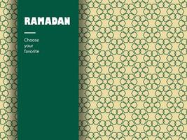 Arabic pattern Islamic Ramadan wallpaper seamless vector background ornamental