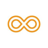 infinito logo y símbolo modelo íconos vector ilustración