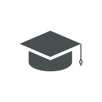 Graduation cap icon vector