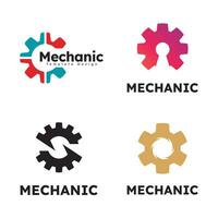 Gear Logo  icon design template elements vector