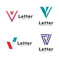 V Letter Logo Business Template Vector icon