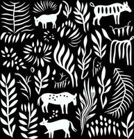 Black and White Background With Lots of Grainy White Strokes For, in the Style of Animal Motifs, Sleek and Stylized vector