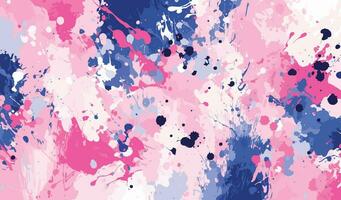 Abstract Colorful Paint Splatter Pattern, Minimalist Backgrounds, Light Pink and Light Navy, Bold Colors, Heavy Brushstrokes, Abstract vector