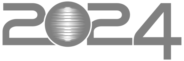 nieuw jaar 2024 ontwerp illustratie, vlak, gemakkelijk, gedenkwaardig en oog vangen, kan gebruik voor kalender ontwerp, website, nieuws, inhoud, infographic of grafisch ontwerp element. vector illustratie png