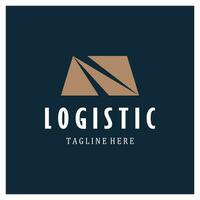 logistics logo icon illustration vector design  distribution symbol  delivery of goods  economy  finance