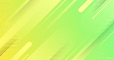 Abstract banner design. Colorful green and yellow vector