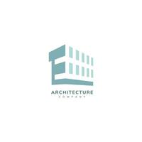 Simple and minimalist concept architecture logo. Modern logo. Soft color. For your business. vector