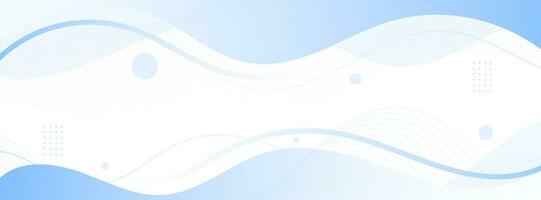 Minimalist banner background. Blue gradation . Wave Effect vector