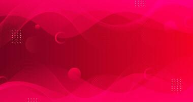 Banner background. Bright red gradation. Slash effect style. Wave style vector