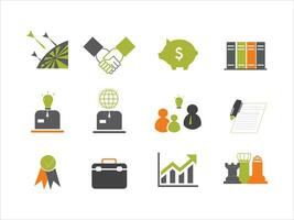 Business icon design finance and marketing vector