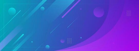 Banner background. Abstract modern. Blue and purple gradation. Element pattern vector